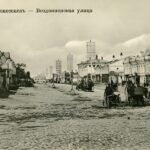Иваново-Вознесенск, Воздвиженская улица с конными экипажами, 1910–1917 годы